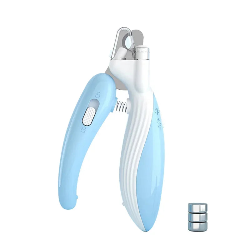 Professional Pet Nail Clippers with Led Light Pet Claw Grooming Scissors for Dogs Cats Small Animals