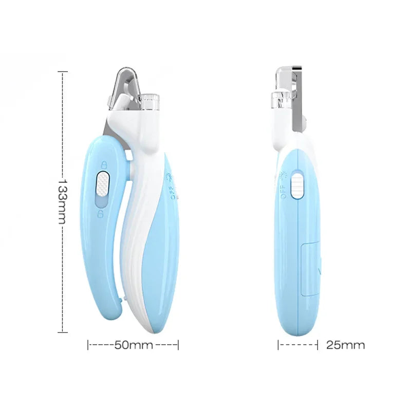Professional Pet Nail Clippers with Led Light Pet Claw Grooming Scissors for Dogs Cats Small Animals