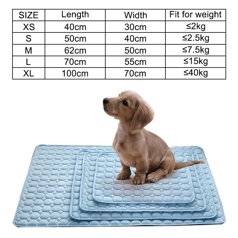 Dog Cooling Pad for Summer – Lightweight, Breathable & Portable