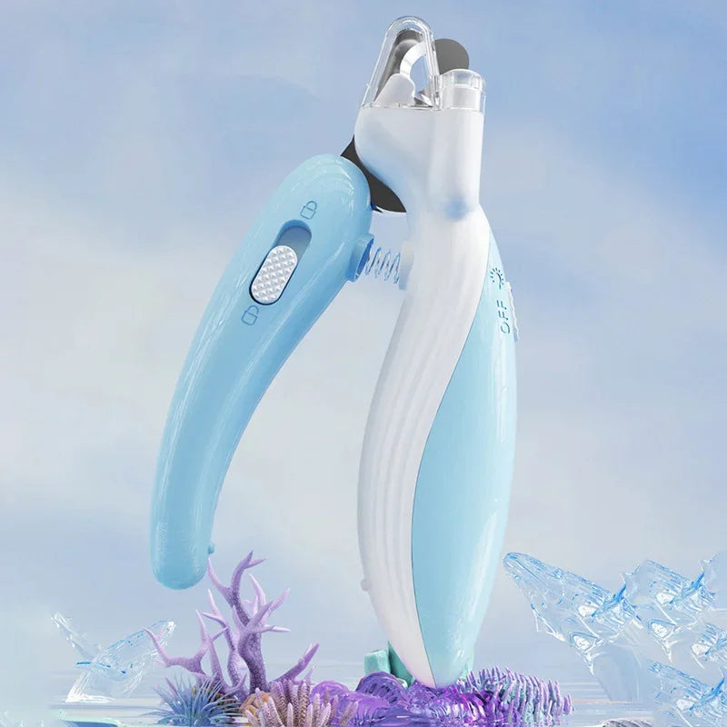 Professional Pet Nail Clippers with Led Light Pet Claw Grooming Scissors for Dogs Cats Small Animals
