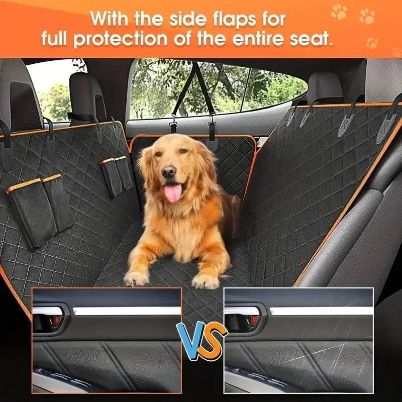 Ideal Dog Car Seat Cover, Waterproof, Scratch-Resistant for All Vehicles