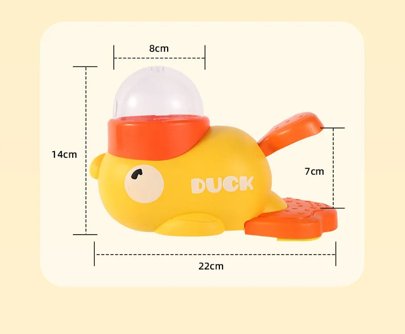Interactive Pet Food Snack Treat Dispenser Cartoon Duck Design Dog Training Mental Enrichment