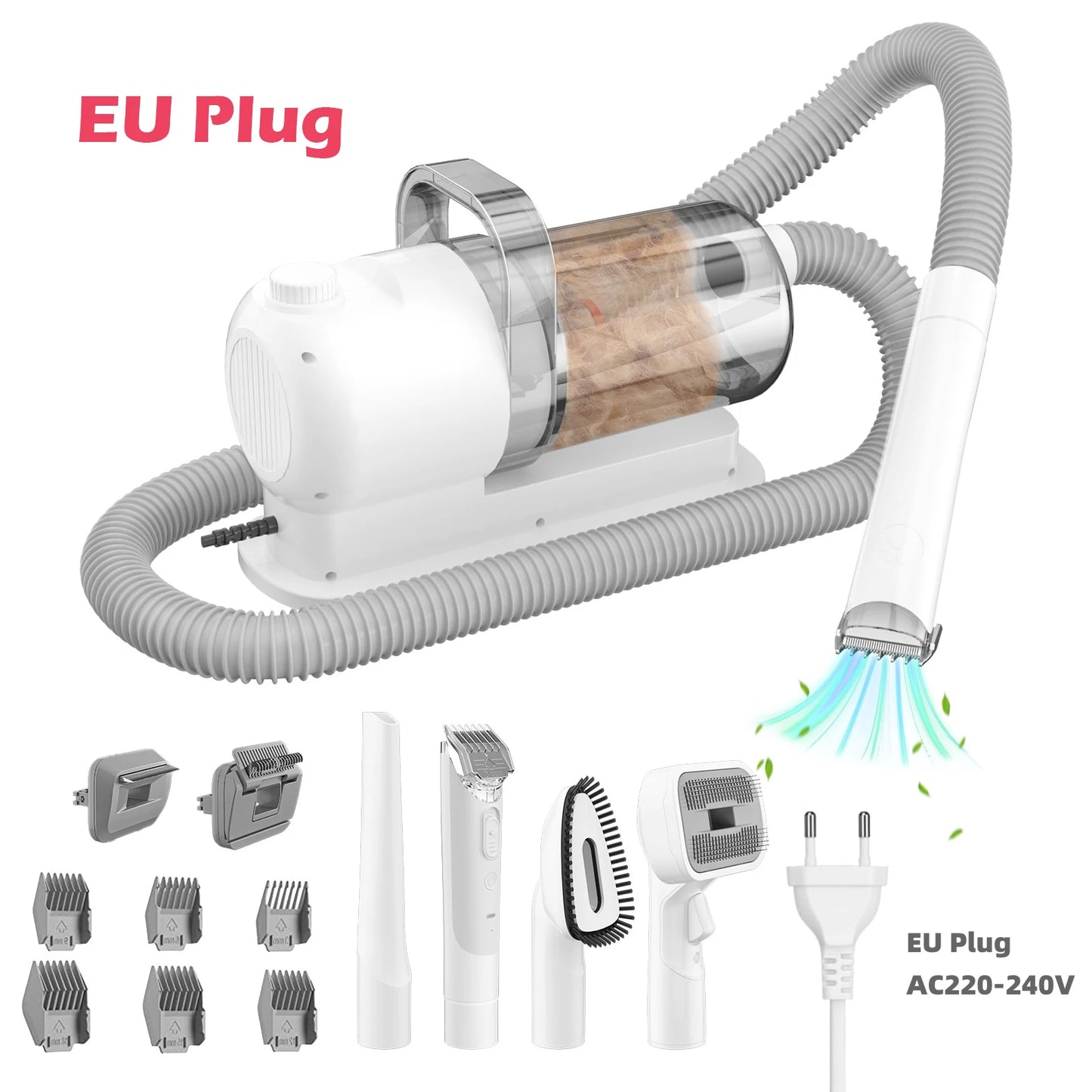 6-In-1 Dog Hair Vacuum & Grooming Kit (USA)