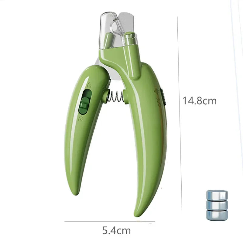 Professional Pet Nail Clippers with Led Light Pet Claw Grooming Scissors for Dogs Cats Small Animals
