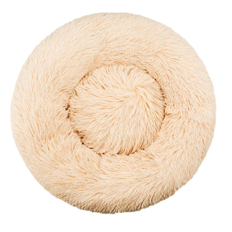 Donut Dog Bed – Joy, Calming, Washable Round Bed for Dogs & Cats | Anti-Slip Bottom, Soft & Cozy