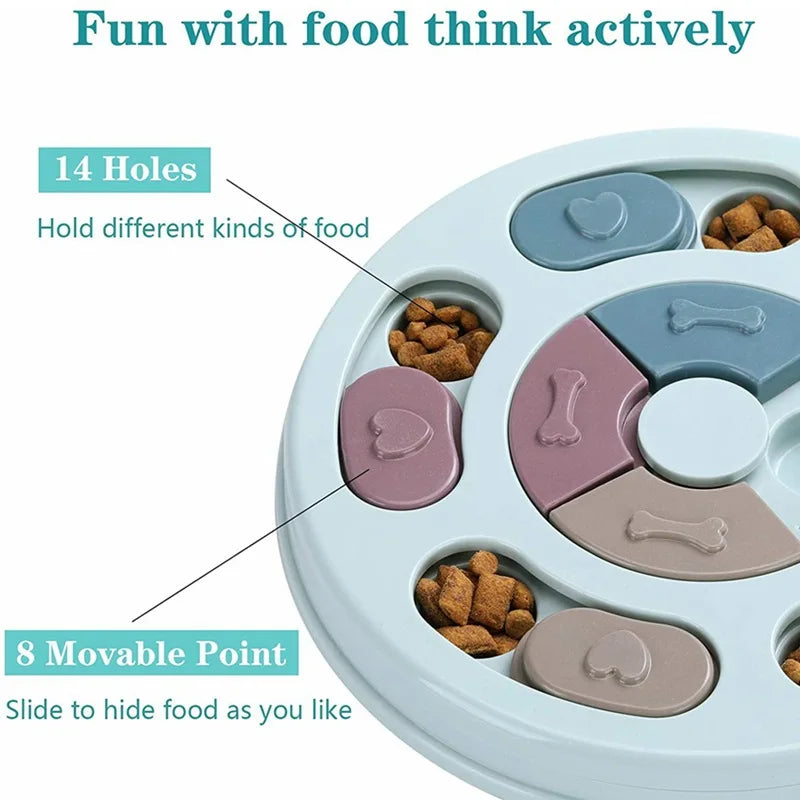 Interactive Enrichment Puzzle Feeding Toy for Dogs
