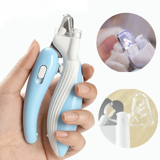 Professional Pet Nail Clippers with Led Light Pet Claw Grooming Scissors for Dogs Cats Small Animals