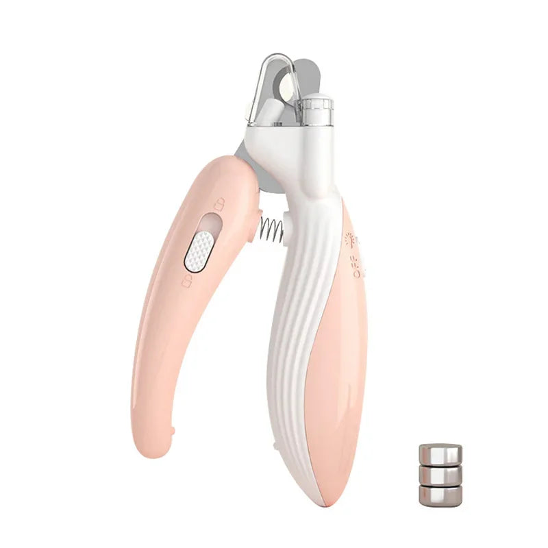 Professional Pet Nail Clippers with Led Light Pet Claw Grooming Scissors for Dogs Cats Small Animals