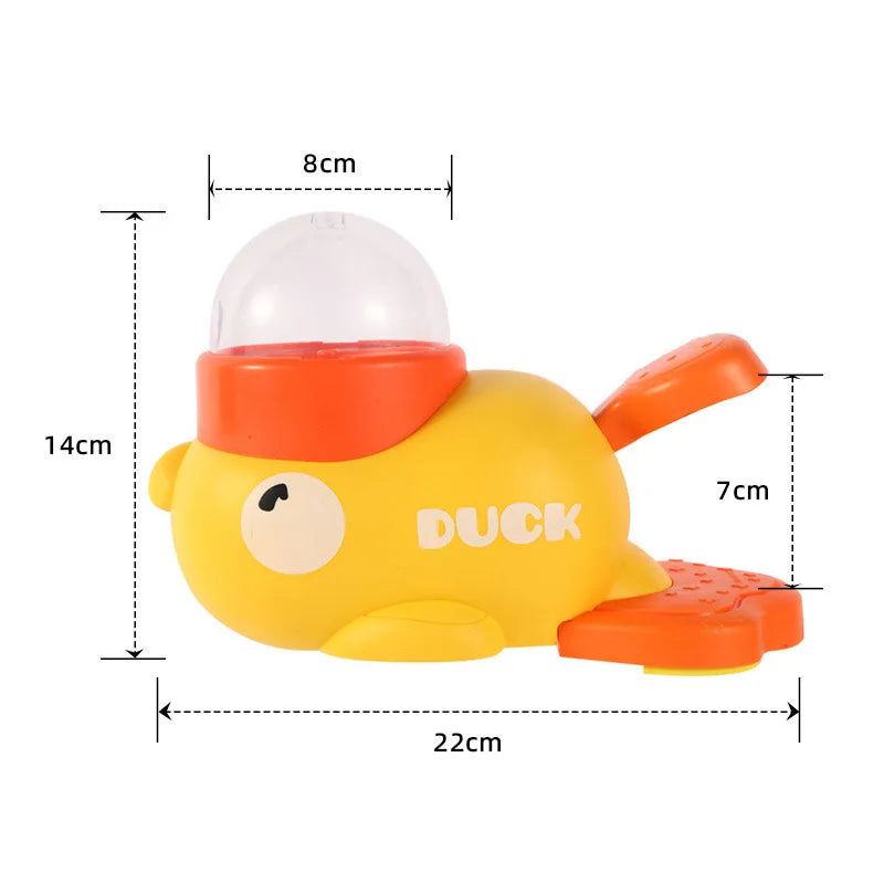 Interactive Pet Food Snack Treat Dispenser Cartoon Duck Design Dog Training Mental Enrichment