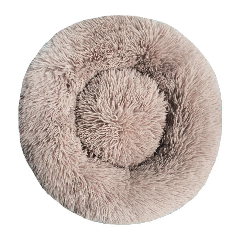 Donut Dog Bed – Joy, Calming, Washable Round Bed for Dogs & Cats | Anti-Slip Bottom, Soft & Cozy