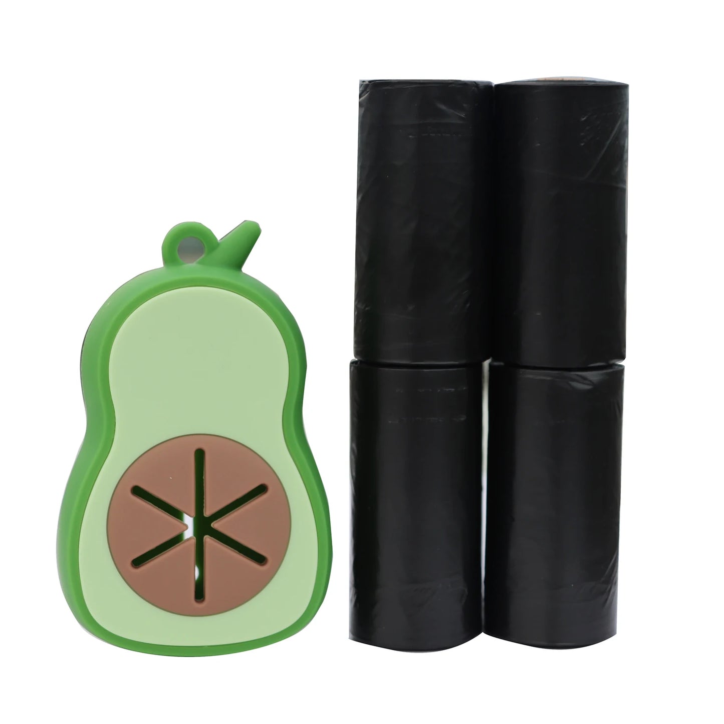 Biodegradable Eco Friendly Compostable Dog Poop Bag with Silicone Holder