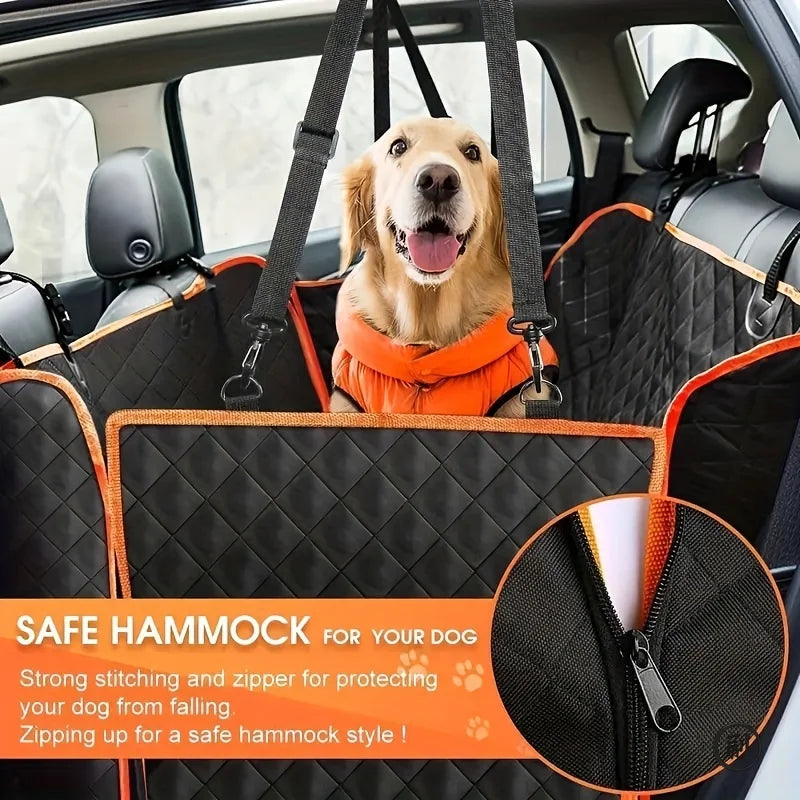 Ideal Dog Car Seat Cover, Waterproof, Scratch-Resistant for All Vehicles