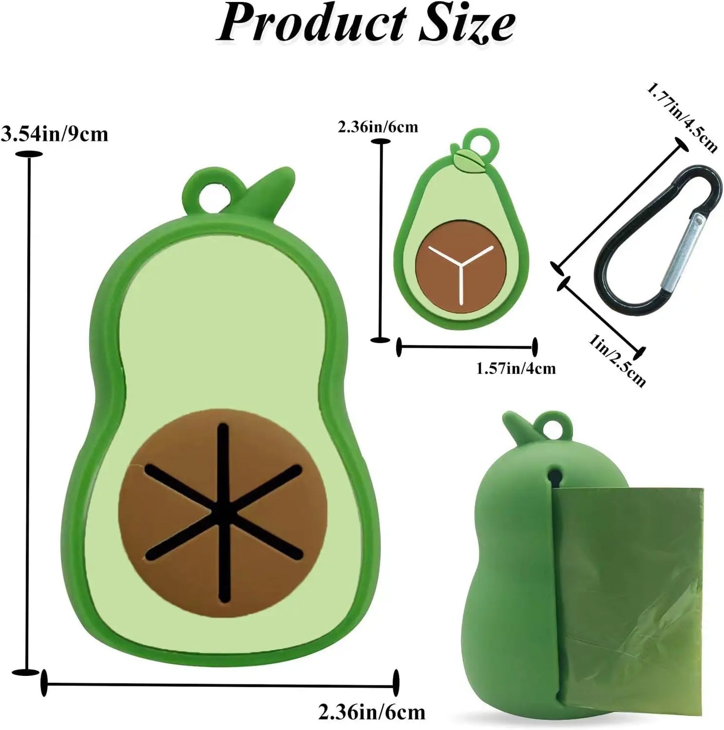 Biodegradable Eco Friendly Compostable Dog Poop Bag with Silicone Holder