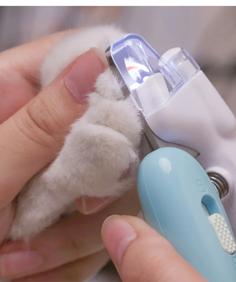Professional Pet Nail Clippers with Led Light Pet Claw Grooming Scissors for Dogs Cats Small Animals