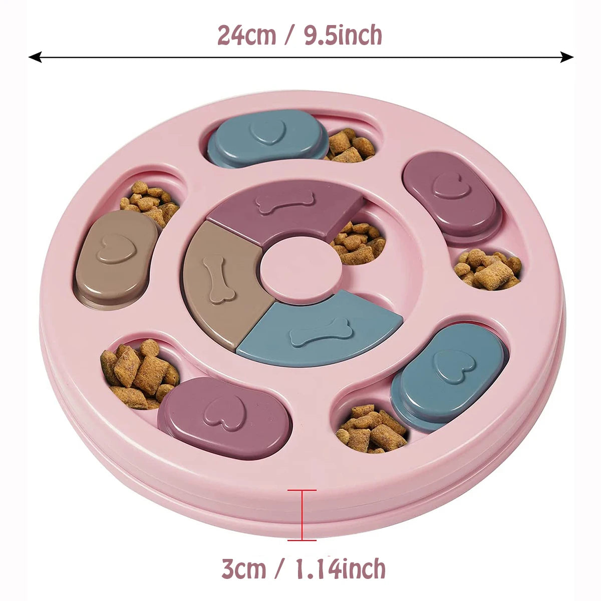 Interactive Enrichment Puzzle Feeding Toy for Dogs
