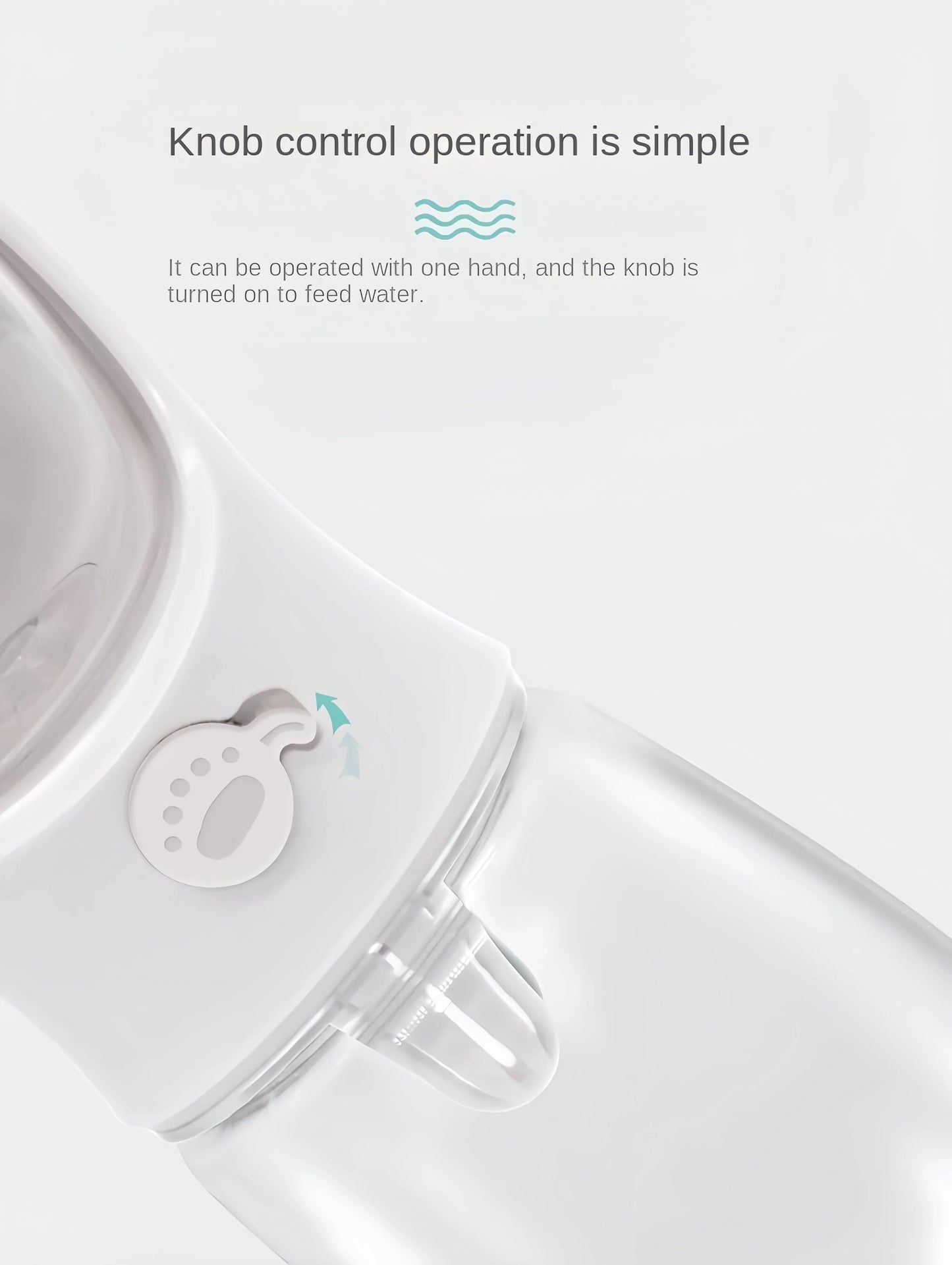 Portable Dog Food Storage and Water Bottle Container