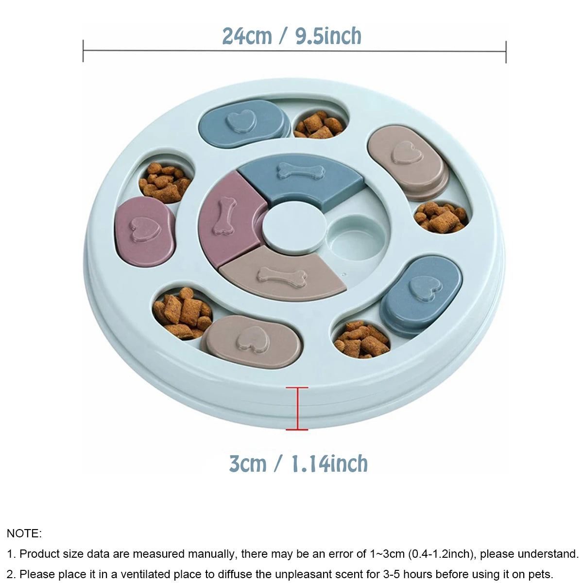Interactive Enrichment Puzzle Feeding Toy for Dogs